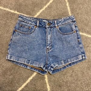 Blue Jean Mom Shorts